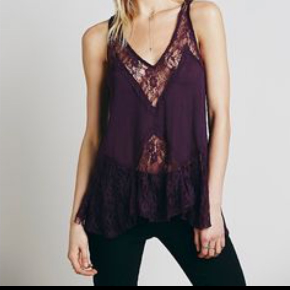 Free People lace tank